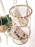 Jhuri Double Hanging Basket - La Belle Kinky